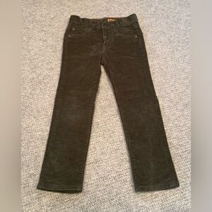 Stylish Boys Corduroy Jeans - Olive Green